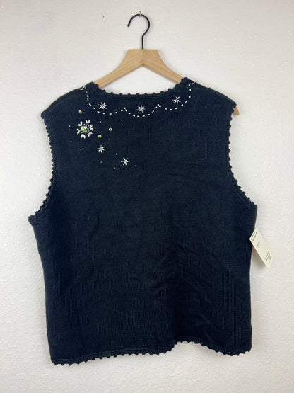 SALE Snowflake Sweater Vest