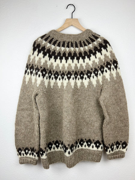 SALE Geysir Hand Knit 100% wool Icelandic Cardigan