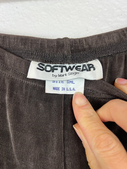 Softwear Brown High Rise Bottoms
