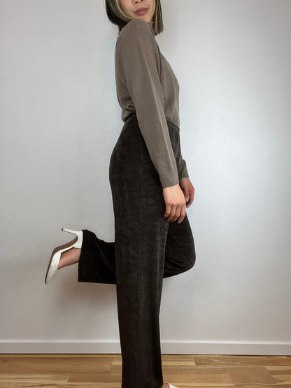 Softwear Brown High Rise Bottoms
