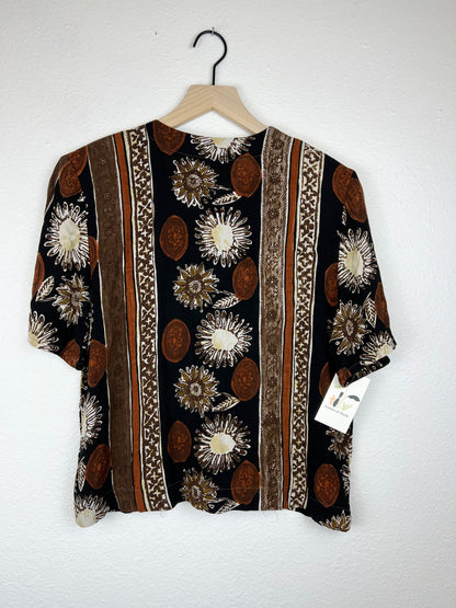 SALE Fritzi Patterned Button up Top