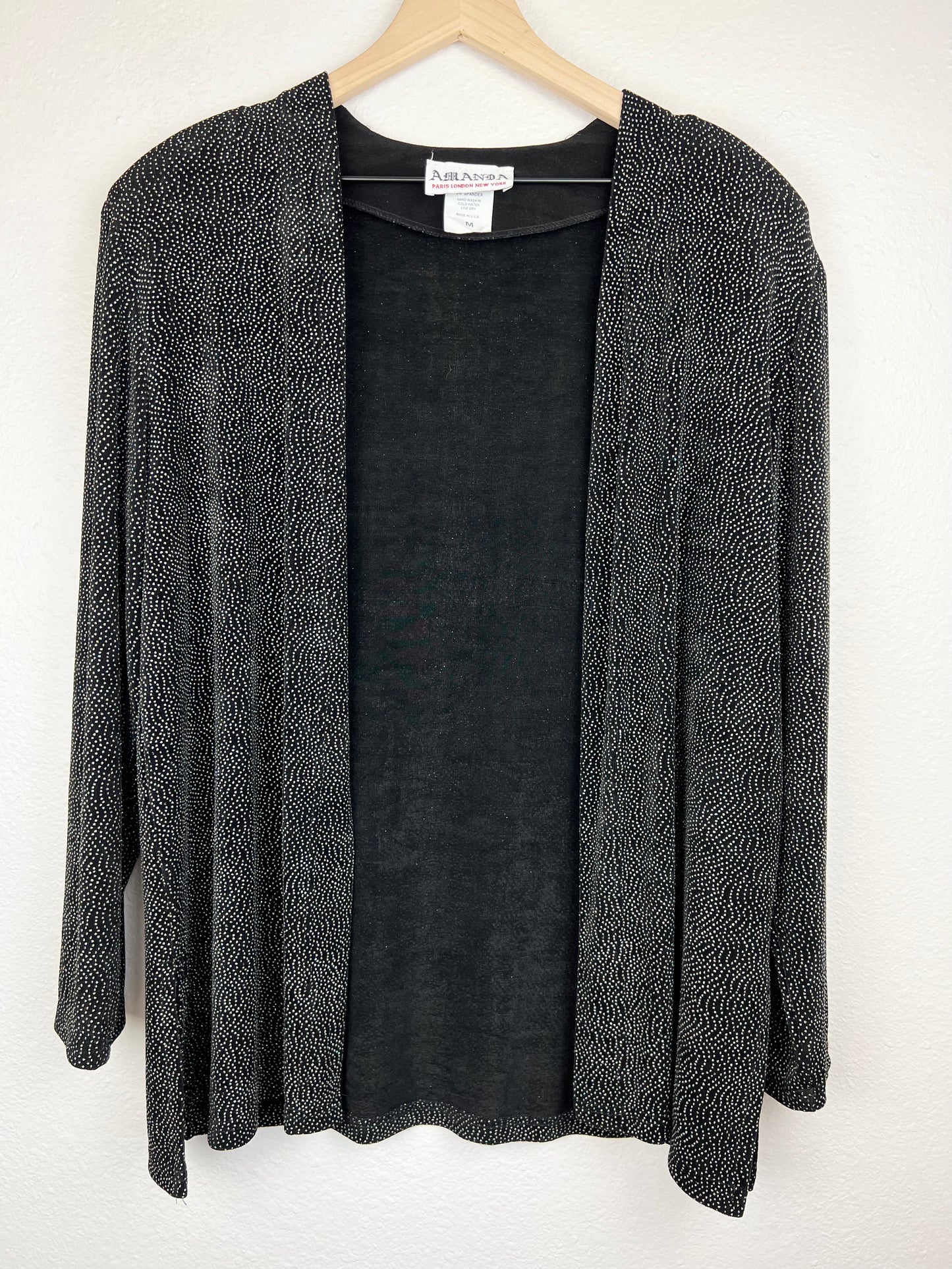 SALE Sparkly Open Cardigan Top