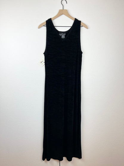 SALE Sleeveless Black V-Neck Maxi Dress