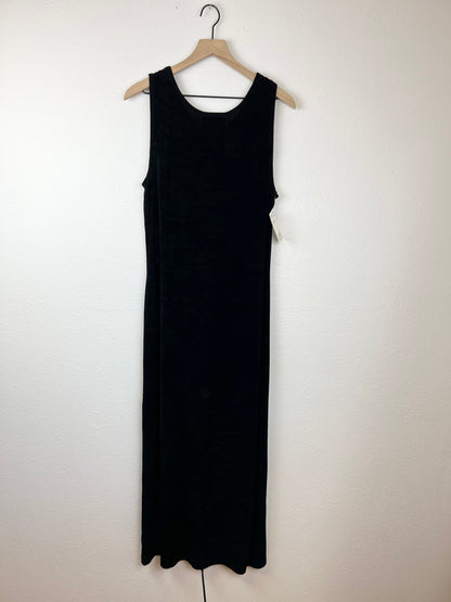 SALE Sleeveless Black V-Neck Maxi Dress