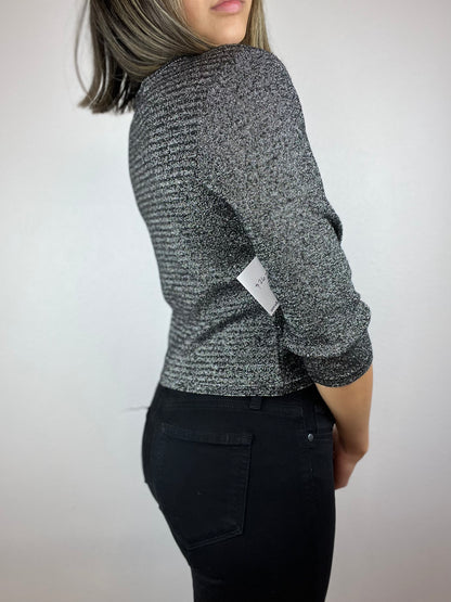 Sparkly 3/4 Sleeve Top