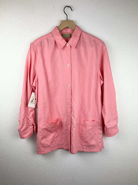 Pink Linen/Cotton Chore Top