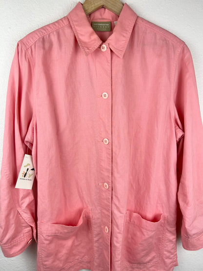 Pink Linen/Cotton Chore Top