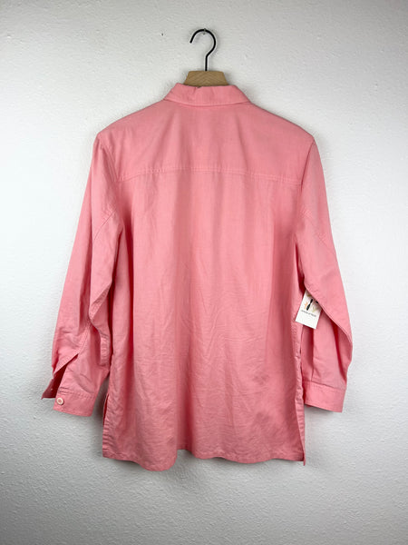 Pink Linen/Cotton Chore Top