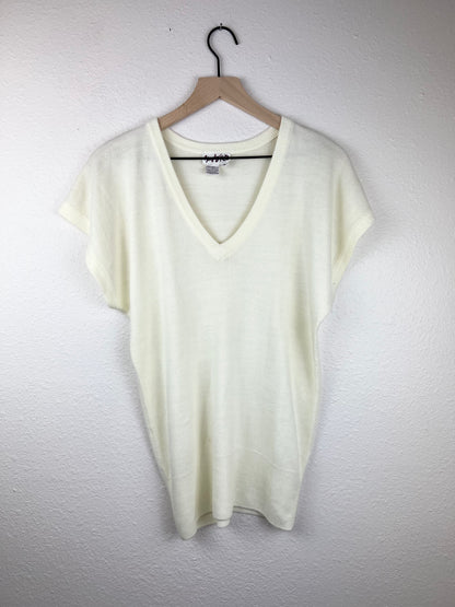 Soft Acrylic Deep V-Neck Sweater Vest