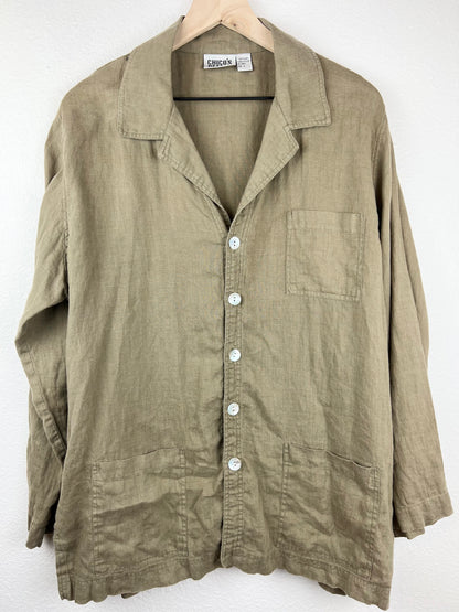 Chico's Linen Button Up