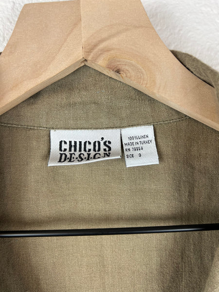 Chico's Linen Button Up