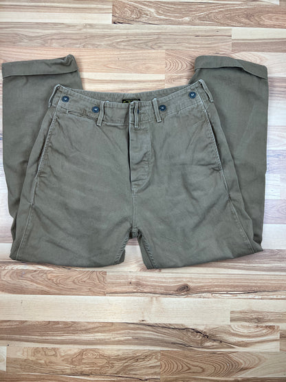 SALE Levis Khaki Jeans with Suspender Buttons