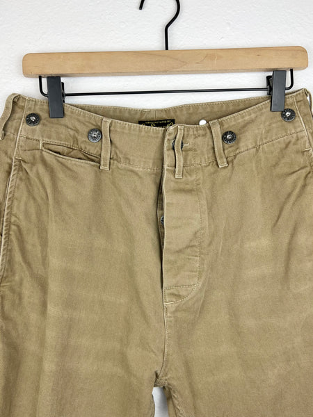 SALE Levis Khaki Jeans with Suspender Buttons