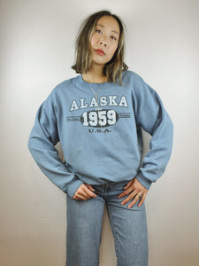 Thrashed Alaska USA Crewneck