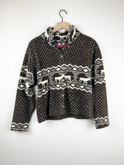 Deer Button Up Fleece