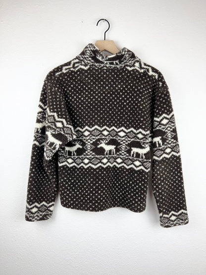 Deer Button Up Fleece