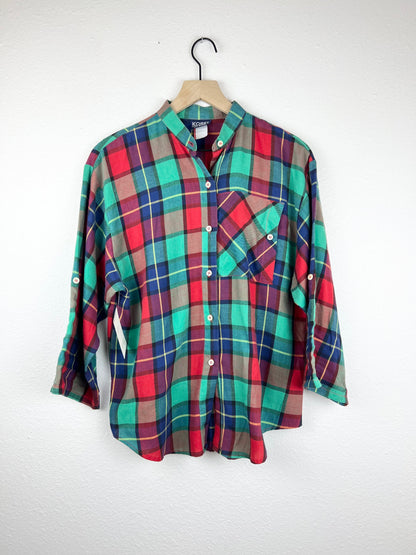 Koret Plaid Button Up
