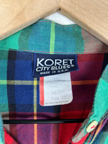 Koret Plaid Button Up