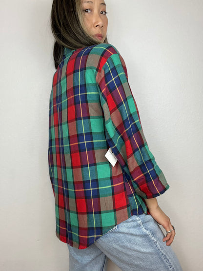 Koret Plaid Button Up