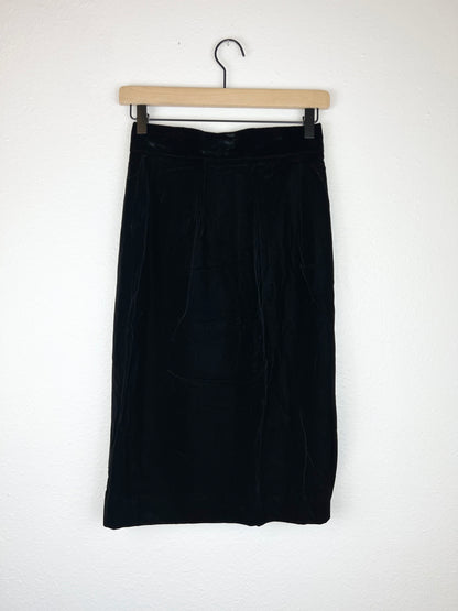 Jones New York Velvet Midi Skirt