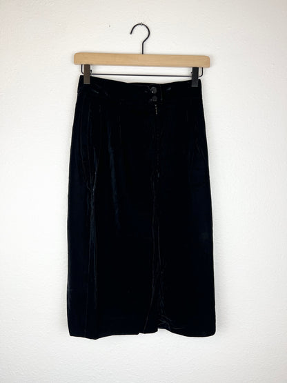 Jones New York Velvet Midi Skirt