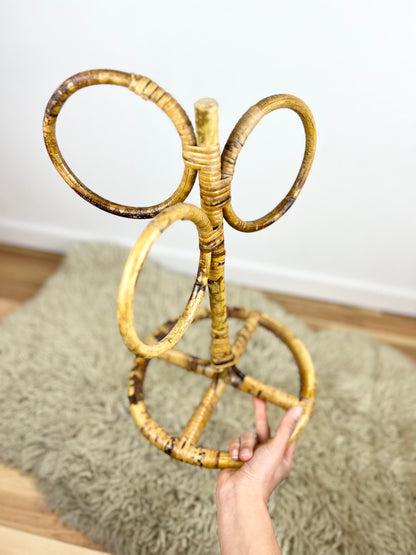 Boho Bamboo Towel Rack