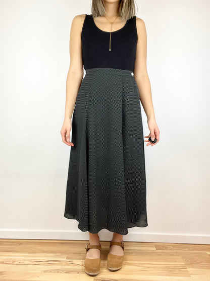 Liz Claiborne Polka Dot Midi Skirt