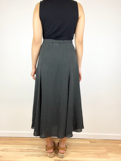Liz Claiborne Polka Dot Midi Skirt