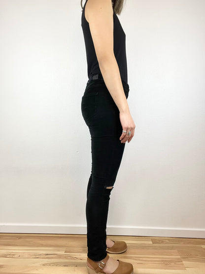 Paige Verdugo Ultra Skinny Distressed Jeans